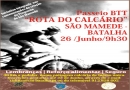 "Rota do Calcário" - Passeio de BTT em São Mamede