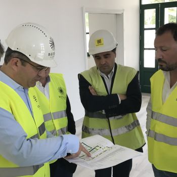 Visita a obras marca primeiros seis meses de mandato