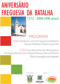 Freguesia da Batalha comemora 496 anos
