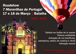 Roadshow 7 Maravilhas de Portugal presente na Vila da Batalha
