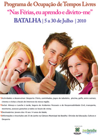 Programa de Ocupação de Férias dos Jovens na Batalha