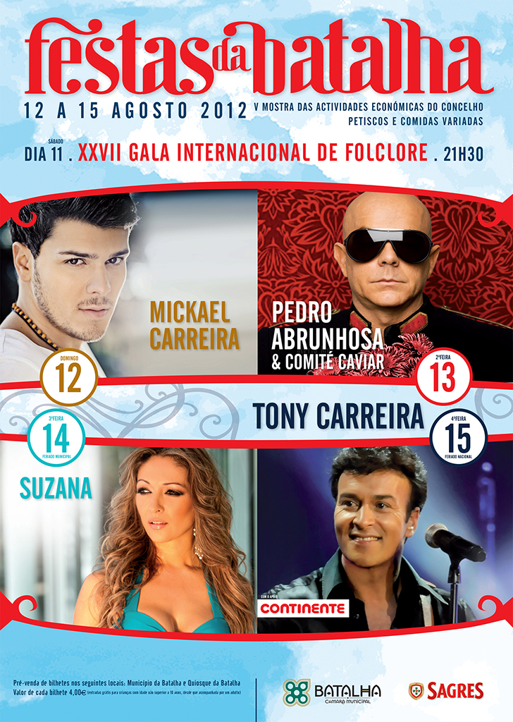 Cartaz das Festas da Batalha