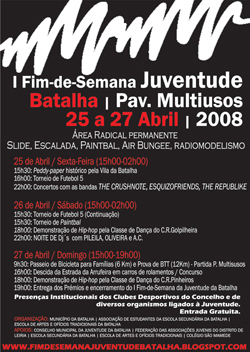 I Fim-de-Semana da Juventude da Batalha de 25 a 27 de Abril